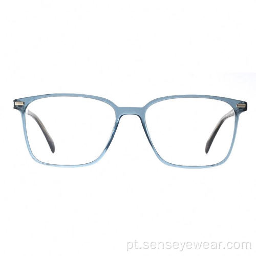Mulheres quadradas eco acetato quadros óculos ópticos